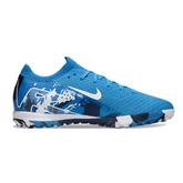 Nike Zoom Mercurial Vapor 16 Elite TF Blue and White Kids' Soccer Cleats